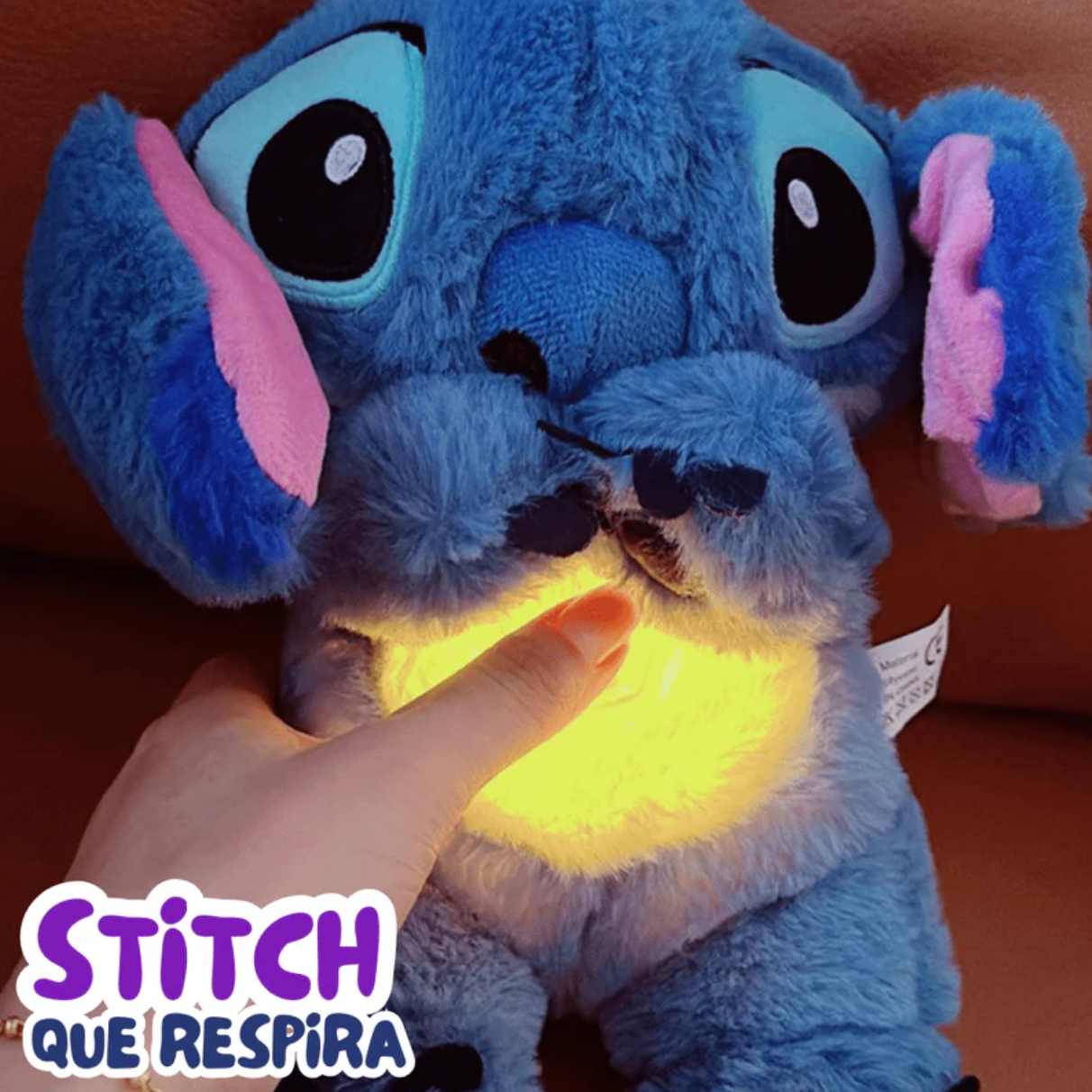 Stitch que Respira: Pelúcia que Mexe as Orelhas e Ajuda no Sono