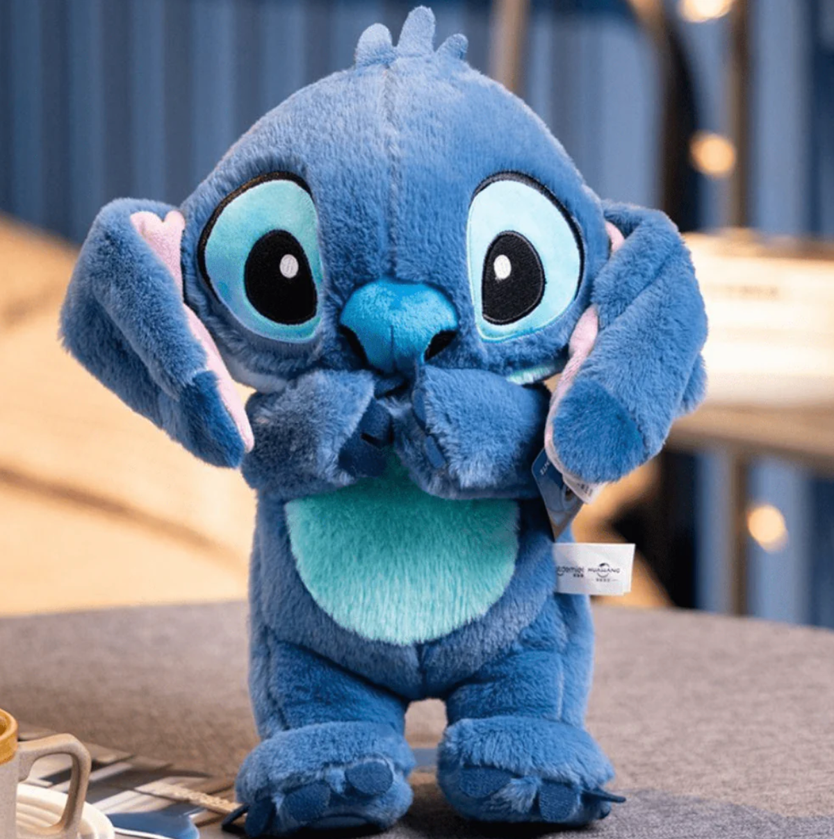 Stitch que Respira: Pelúcia que Mexe as Orelhas e Ajuda no Sono