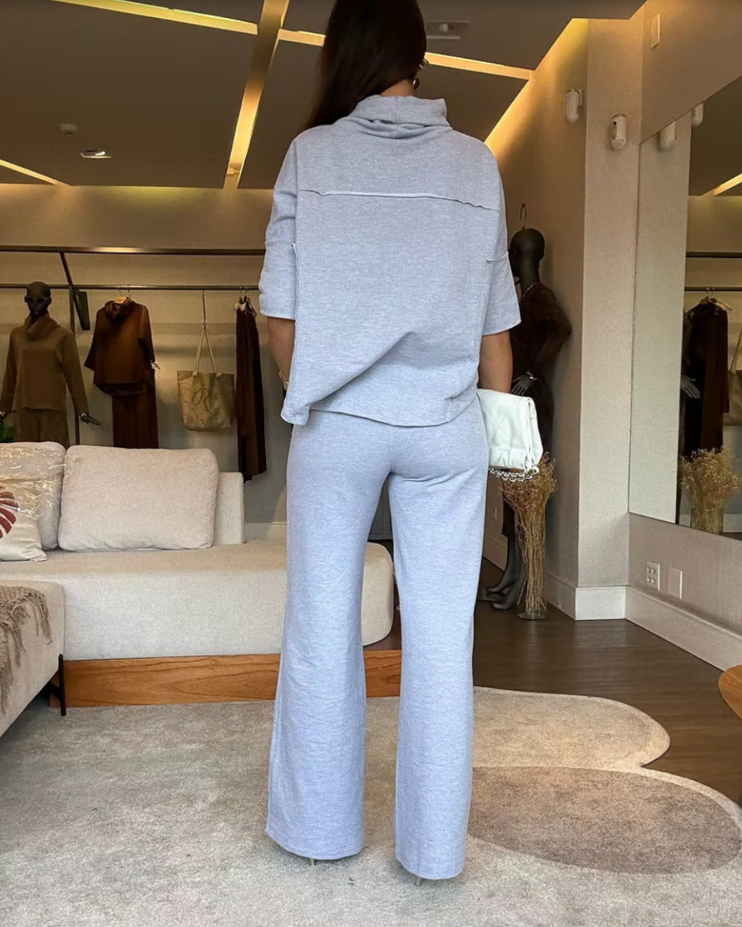 Conjunto Feminino 100% Algodão Stephanie [TENDÊNCIA INVERNO 2025]