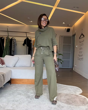Conjunto Feminino 100% Algodão Stephanie [TENDÊNCIA INVERNO 2025]