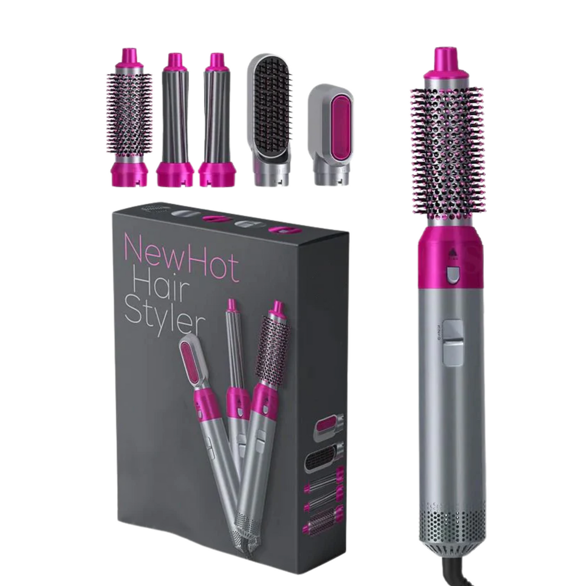 Kit Completo Escova Modeladora 5 em 1 - Glow&Go Kit 2025