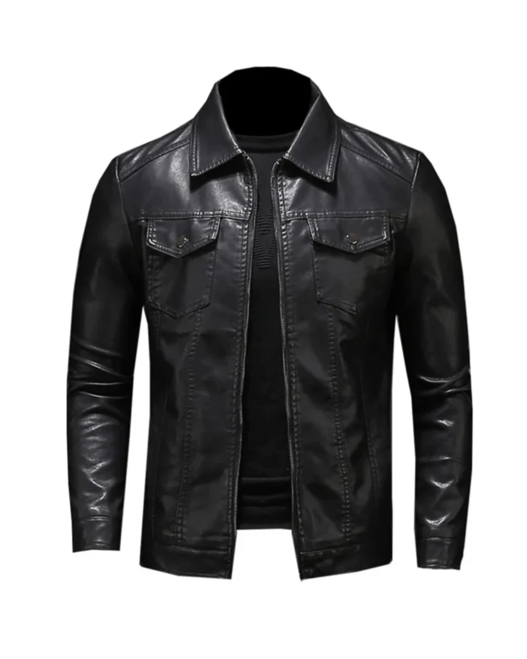 Jaqueta Masculina de Couro Street