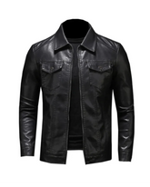 Jaqueta Masculina de Couro Street