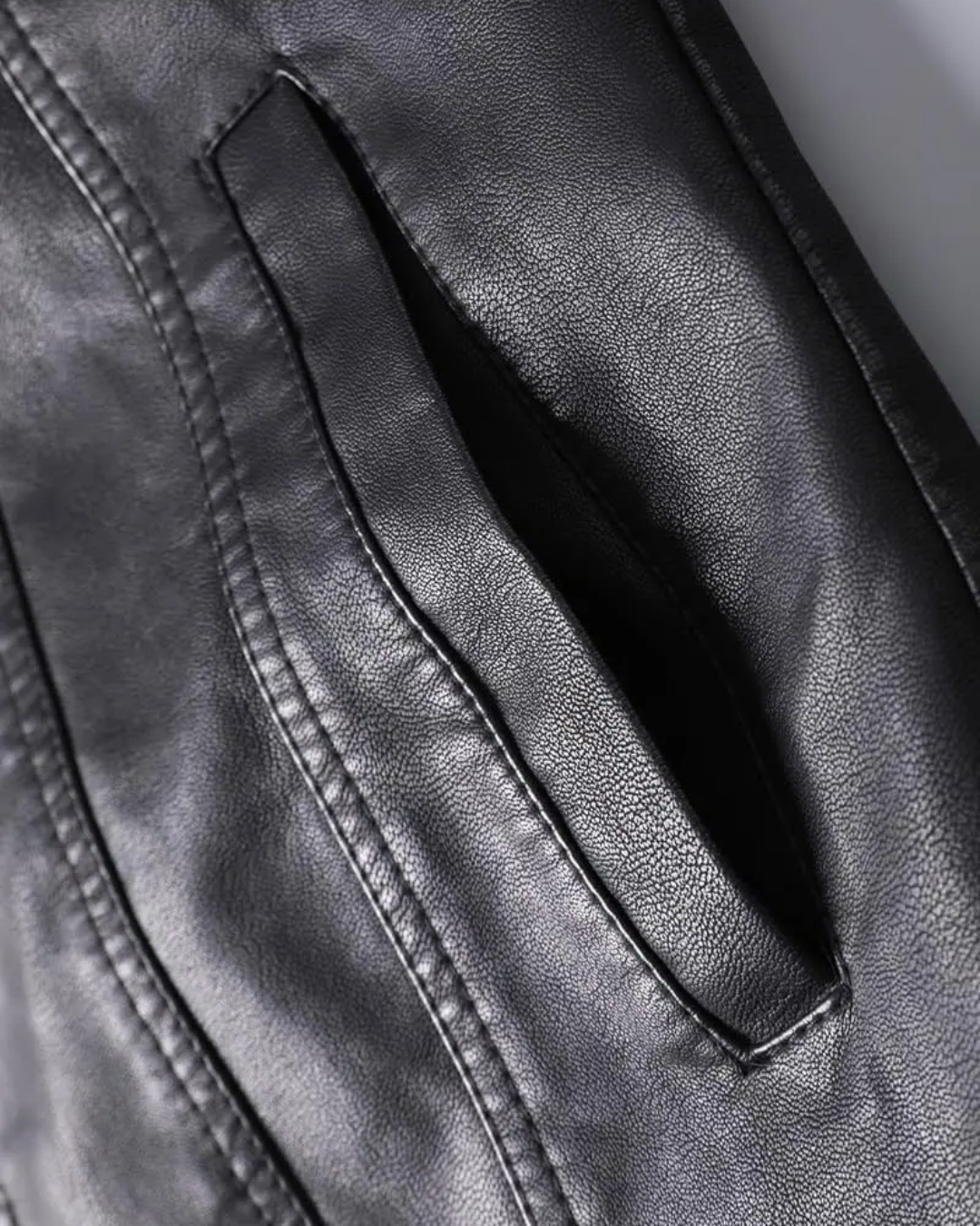 Jaqueta Masculina de Couro Street
