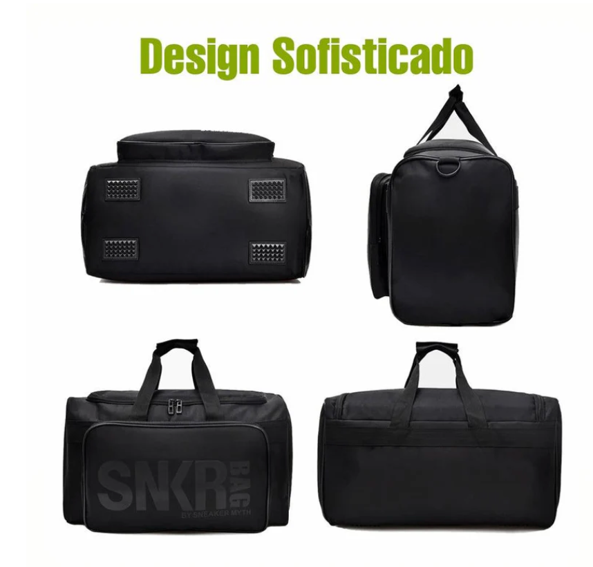 Bolsa de Viagem Esportiva Impermeável SNKR Muito Espaçosa