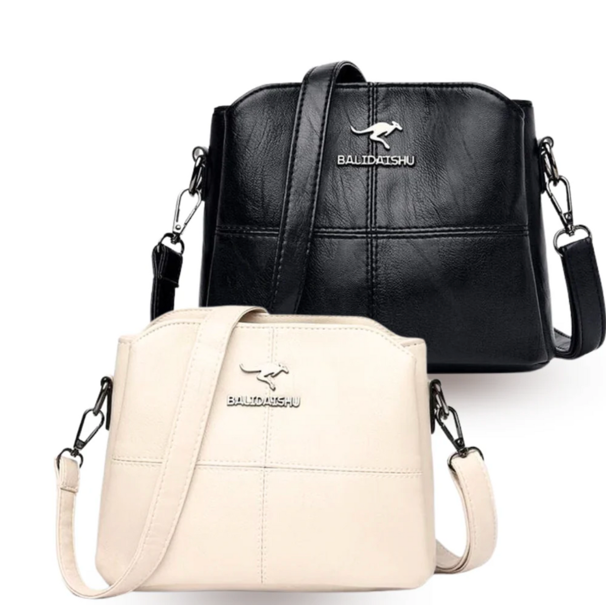 Bolsa Couro Genuíno Italiano Luna [PAGUE 1, LEVE 2]