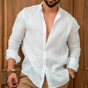 Camisa de Linho Premium Masculina + Brinde