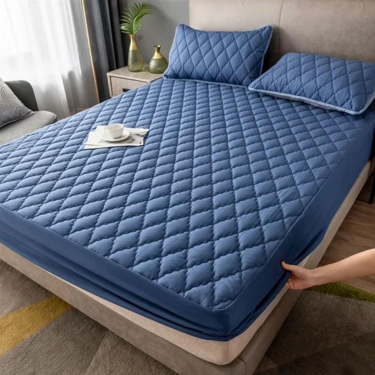 [COMPRE 1 LEVE 2] Protetor de Colchão Impermeável com Elástico