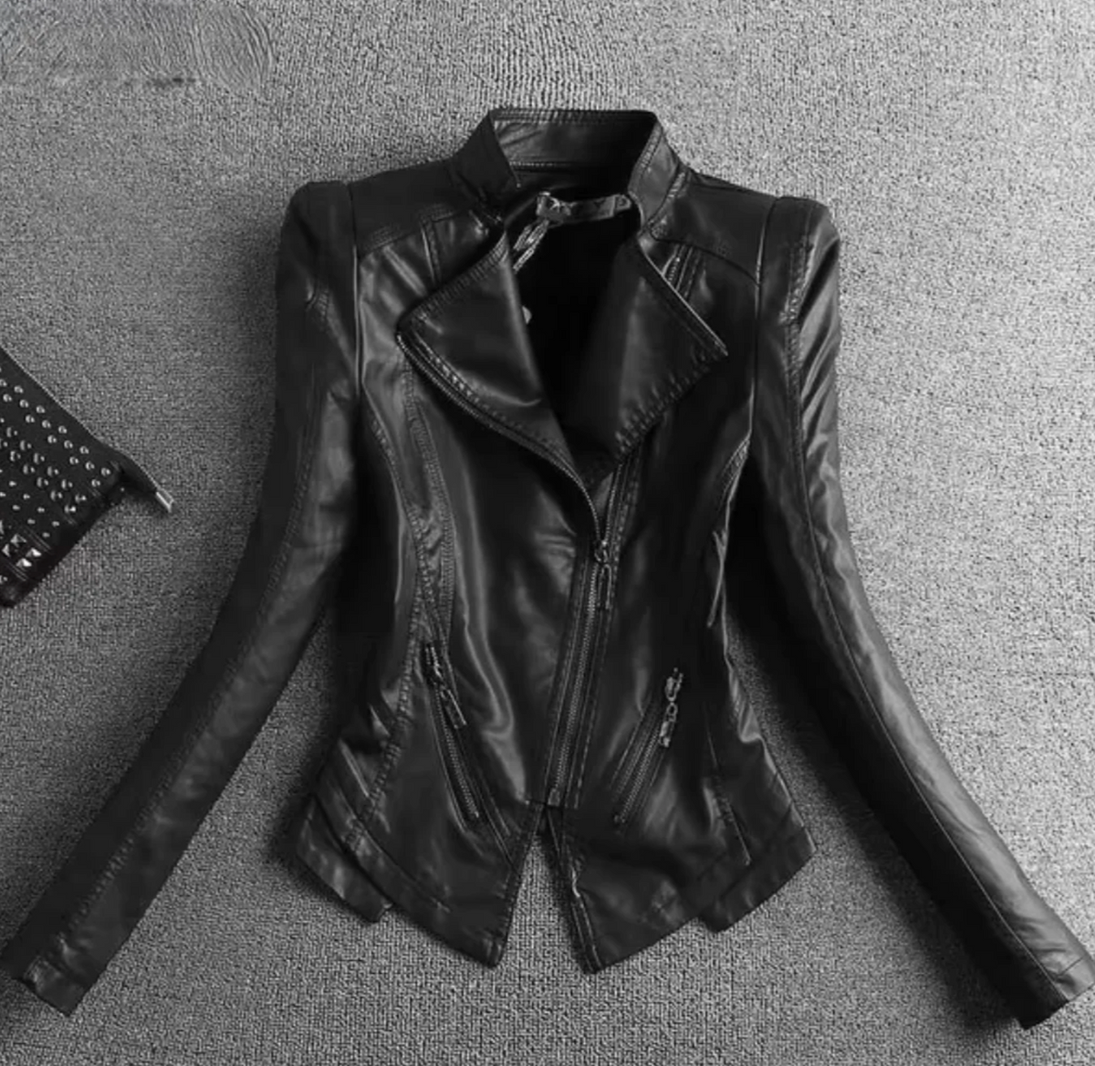 Jaqueta Feminina de Couro NY Style