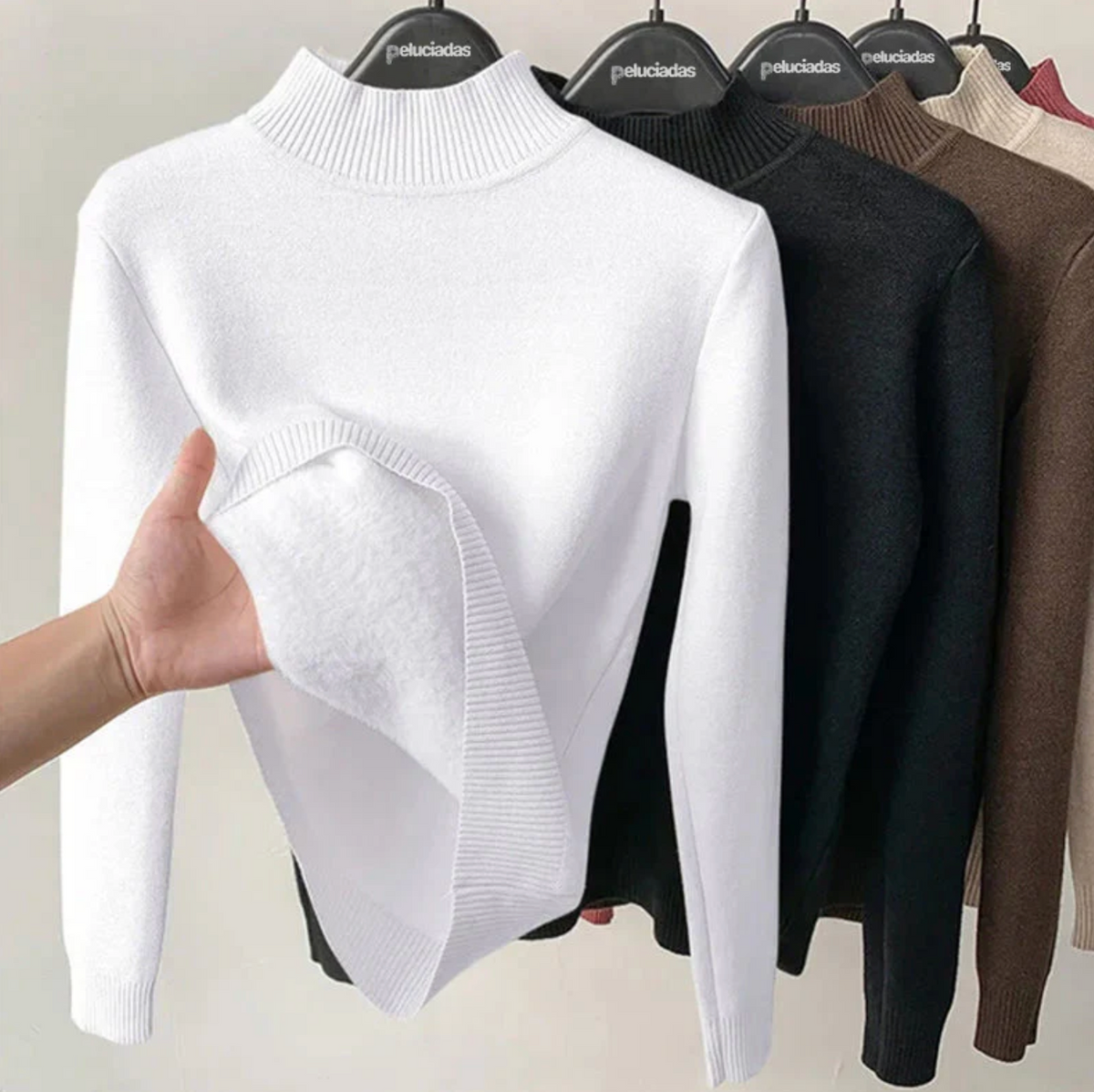 Suéter Peluciado Feminino Anne [TENDÊNDIA INVERNO 2025]