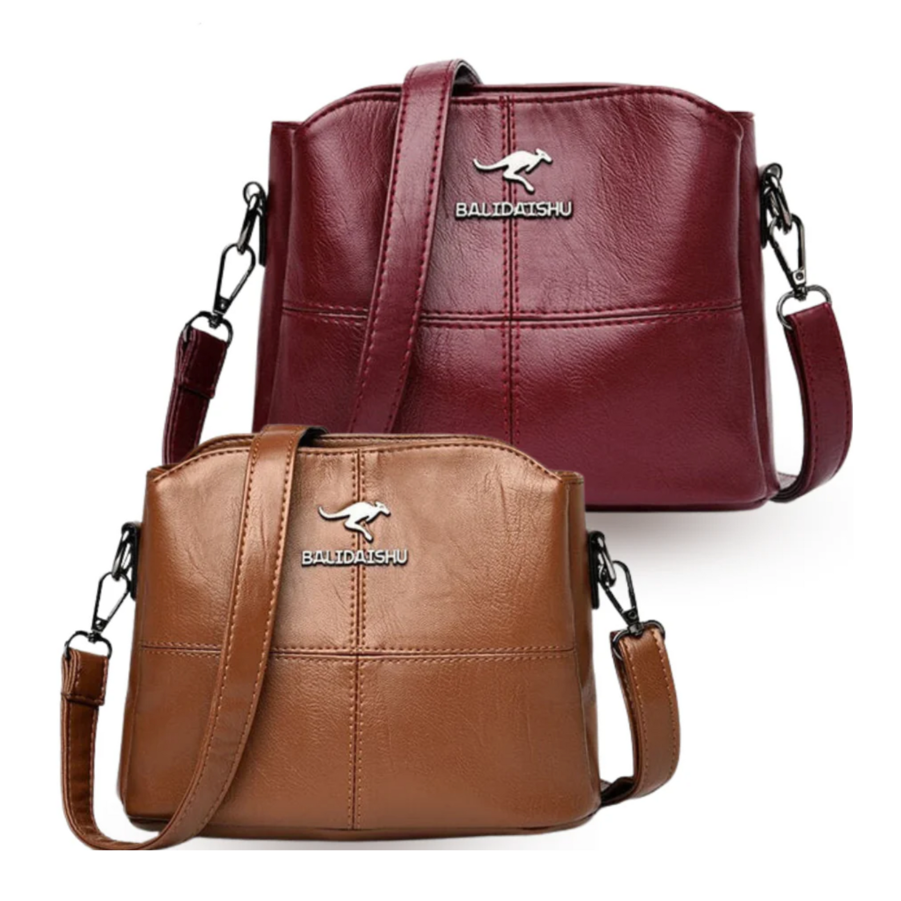Bolsa Couro Genuíno Italiano Luna [PAGUE 1, LEVE 2]