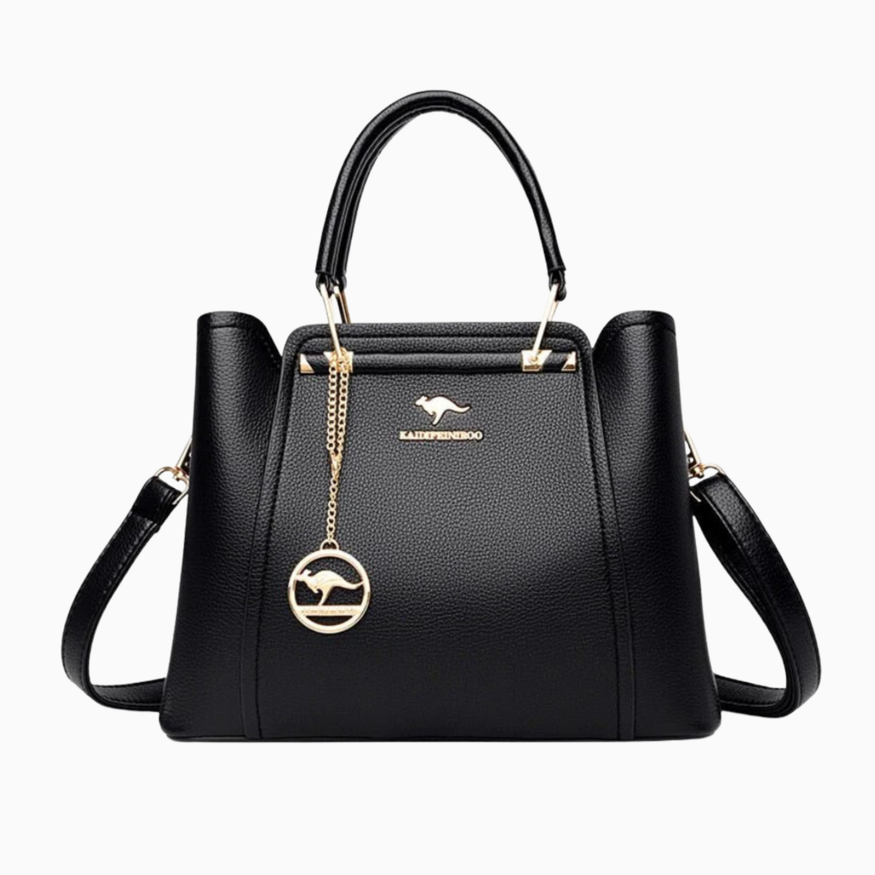Bolsa Média Feminina de Couro Belle Éclat