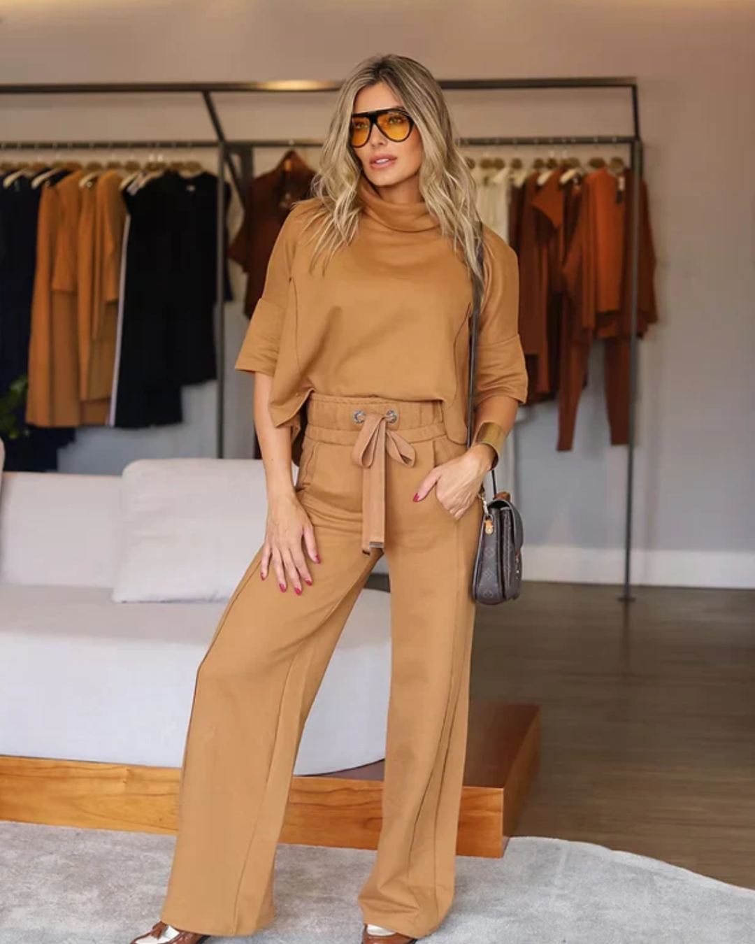 Conjunto Feminino 100% Algodão Stephanie [TENDÊNCIA INVERNO 2025]